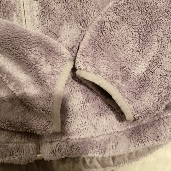 The North Face Womens XS Gray Fleece Full Zip Jacket Soft Cozy - Picture 6 of 6